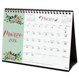 Finocam Calendario De Sobremesa S-210x150 mm Mv Imágenes The Flower Journal 2026