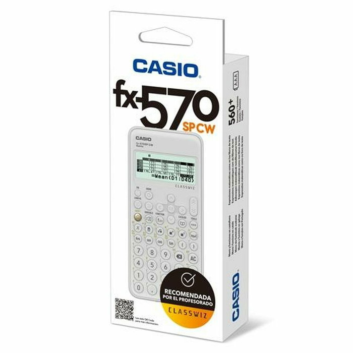 Casio Calculadora Científica ClassWiz FX-570 SP CW Blanca Casio Calculadora Científica ClassWiz FX-570 SP CW Blanca