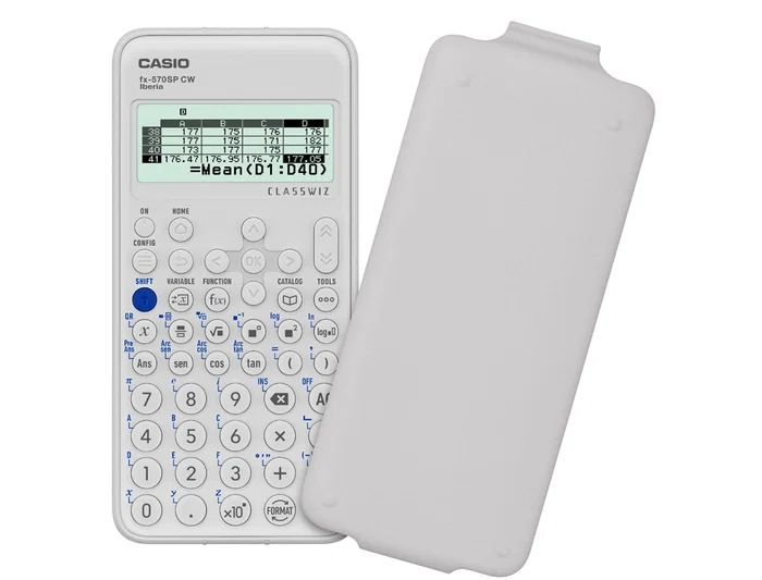 Casio fx-570SPX ClassWiz Calculadora Científica 560 Funciones 10+2 Dígitos 5 Idiomas Iberia con Tapa