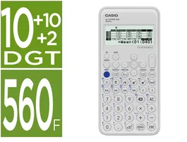 Casio fx-570SPX ClassWiz Calculadora Científica 560 Funciones 10+2 Dígitos 5 Idiomas Iberia con Tapa