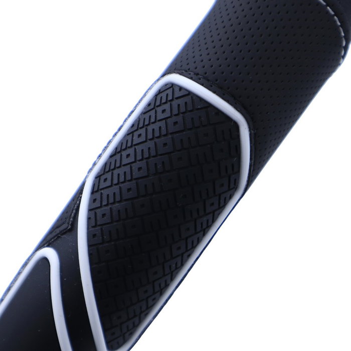 Momo Funda de Volante Profile Black-White 38-39cm