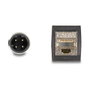 DeLOCK Cable M12 codificado D de 4 pines a RJ45 hembra de 0,5 m