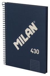 Bloc Milan 430 Since 1918 Tapa Extra A5 80H Cuadric.5X5 95G Azul (Set de 3)