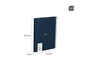 Milan Serie 1918 Cuaderno Espiral A5 80 Hojas Cuadrícula 5mm Tapa Dura Azul