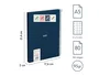 Milan Cuaderno A5 con Espiral y Tapa Dura, 80 Hojas Cuadriculadas, Azul