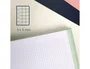 Milan Cuaderno A5 con Espiral y Tapa Dura, 80 Hojas Cuadriculadas, Azul