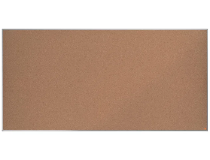 Nobo Tablero de anuncios de corcho Essence con marco de aluminio 240x120 cm