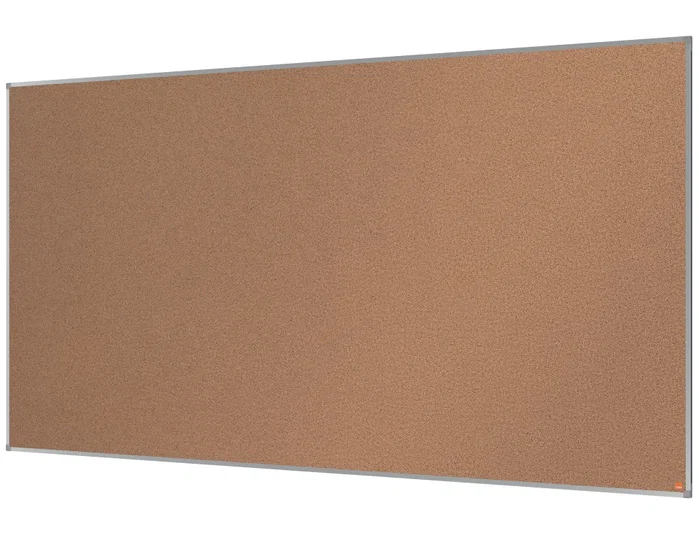 Nobo Tablero de anuncios de corcho Essence con marco de aluminio 240x120 cm
