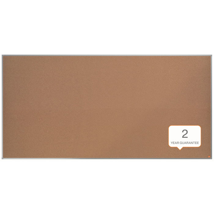 Nobo Tablero de anuncios de corcho Essence con marco de aluminio 240x120 cm