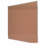Nobo Tablero de anuncios de corcho Essence con marco de aluminio 240x120 cm