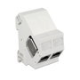 DeLOCK 86414 Soporte Keystone para Rieles DIN con rotación de 180°