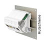 DeLOCK 86414 Soporte Keystone para Rieles DIN con rotación de 180°