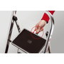 Hailo K70 StandardLine Escalera de tijera de 2 peldaños