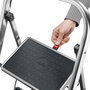 Hailo K70 StandardLine Escalera de tijera de 2 peldaños