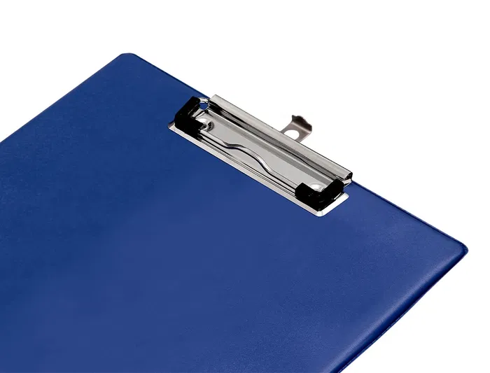 Q-connect Portanotas Plástico Reciclado DIN A4 Azul Grosor 2,1 mm