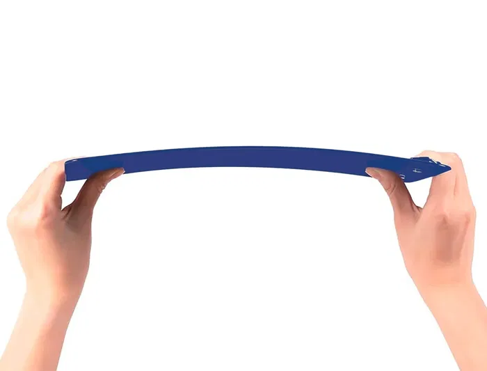 Q-connect Portanotas Plástico Reciclado DIN A4 Azul Grosor 2,1 mm