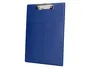 Q-connect Portanotas Plástico Reciclado DIN A4 Azul Grosor 2,1 mm