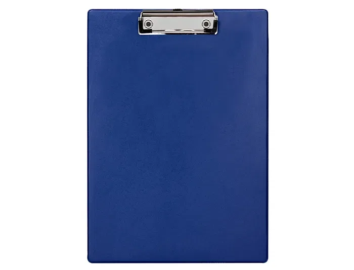 Q-connect Portanotas Plástico Reciclado DIN A4 Azul Grosor 2,1 mm