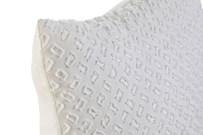 DKD Home Decor Cojin Boho Blanco Bordado 60 x 60 x 60 cm DKD Home Decor Cojin Boho Blanco Bordado 60 x 60 x 60 cm