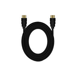 MEDIARANGE MRCS158 Cable HDMI 5 Metros 18 Gbit/s, 4K, 3D, HDR, Ethernet, Dorado, Negro