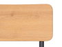 GIFTDECOR Set de Mesa y 4 Sillas Negro y Madera