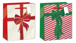 DKD Home Decor Bolsas de Papel para Regalo 31x12x42 210gsm Surtidas