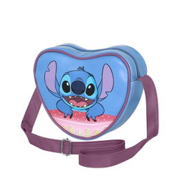 Karactermania Bolso Corazón Casual Lilo y Stitch Cake Azul