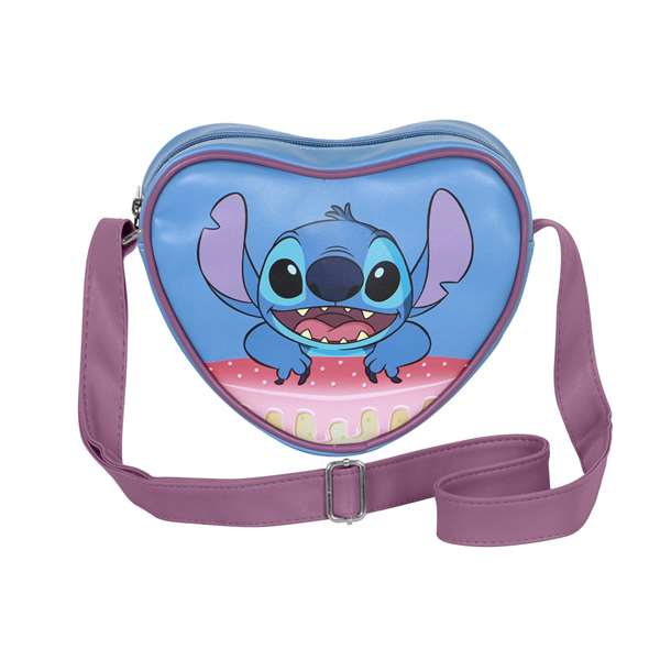 Karactermania Bolso Corazón Casual Lilo y Stitch Cake Azul