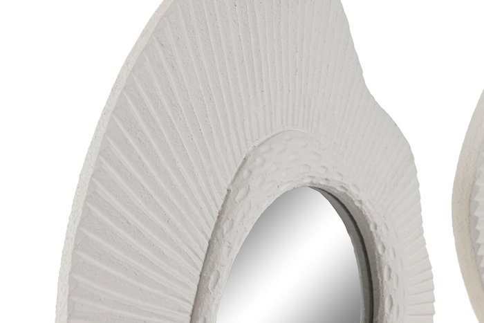 DKD Home Decor Espejo MDF 35x2x30,5 Blanco Surtido