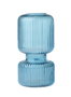 DKD Home Decor Jarrón de Cristal Surtido de 6 Piezas (Verde, Azul y Rosa)