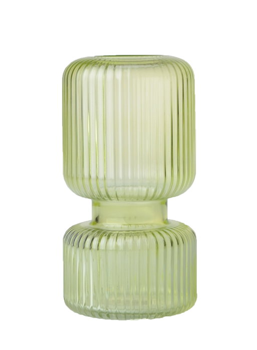 DKD Home Decor Jarrón de Cristal Surtido de 6 Piezas (Verde, Azul y Rosa)