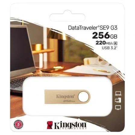 Pendrive kingston datatraveler se9 g3 256gb usb 3.2 gen1 dtse9g3/256gb