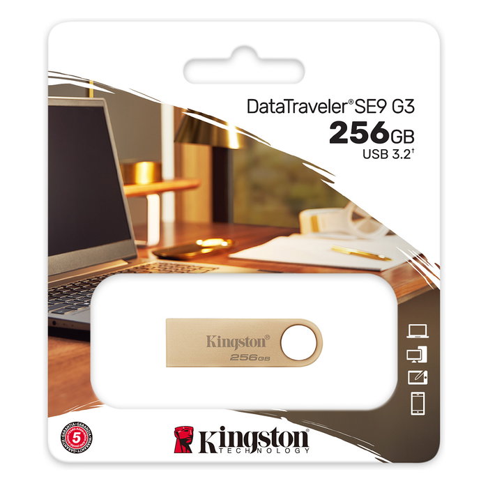 Kingston DataTraveler SE9 G3 256 GB Oro