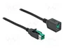 DeLOCK Alargador PoweredUSB 12 V 1 m Negro
