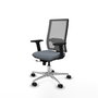 PIQUERAS Y CRESPO Silla de oficina Horna Gris con mecanismo Sincro/Traslack