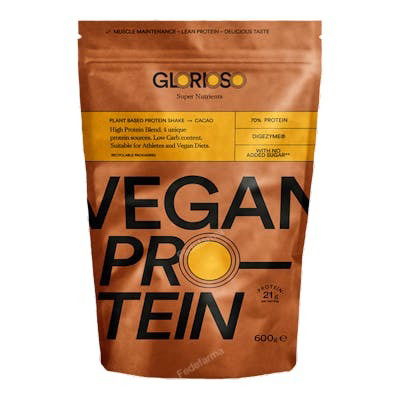 Glorioso Vegan Protein Chocolate 600G SG Vegan Glorioso Vegan Protein Chocolate 600G SG Vegan