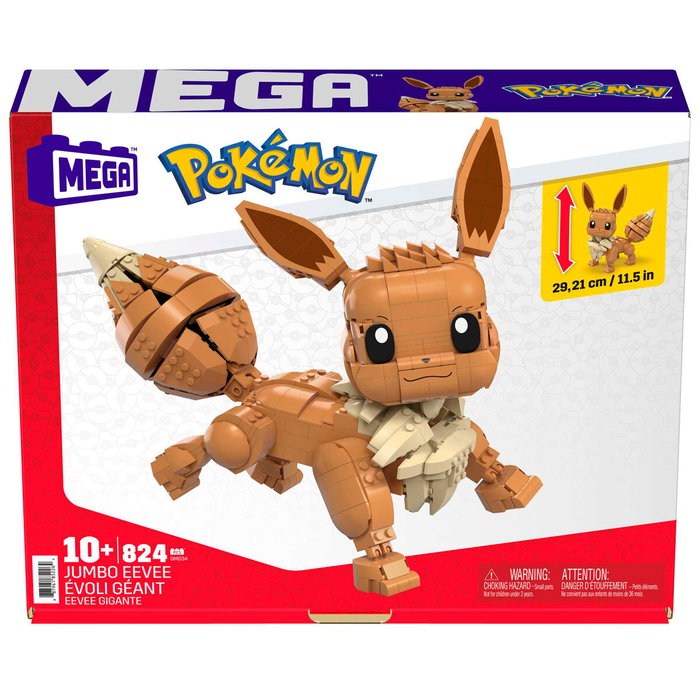 Mega Construx Pokémon Eevee Gigante Set de Construcción Mega Construx Pokémon Eevee Gigante Set de Construcción