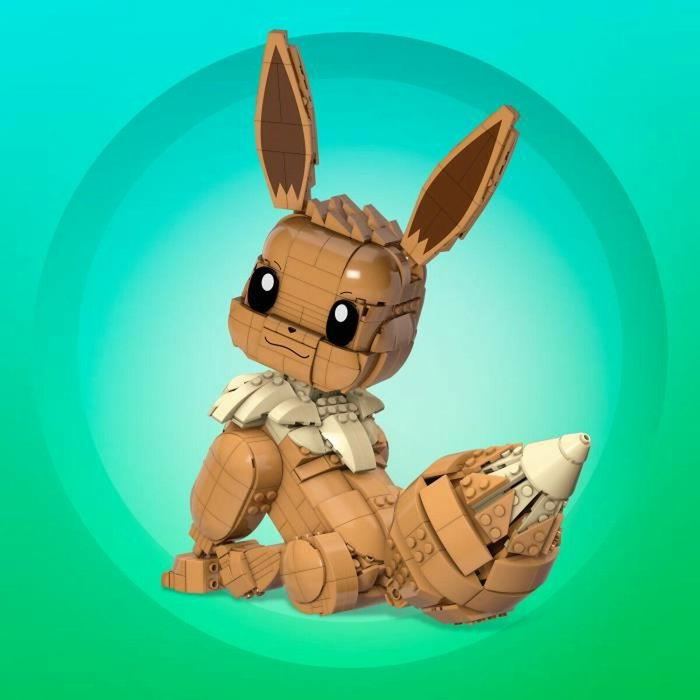 Mega Construx Pokémon Eevee Gigante Set de Construcción Mega Construx Pokémon Eevee Gigante Set de Construcción