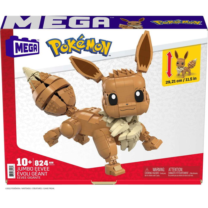 Mega Construx Pokémon Eevee Gigante Set de Construcción Mega Construx Pokémon Eevee Gigante Set de Construcción