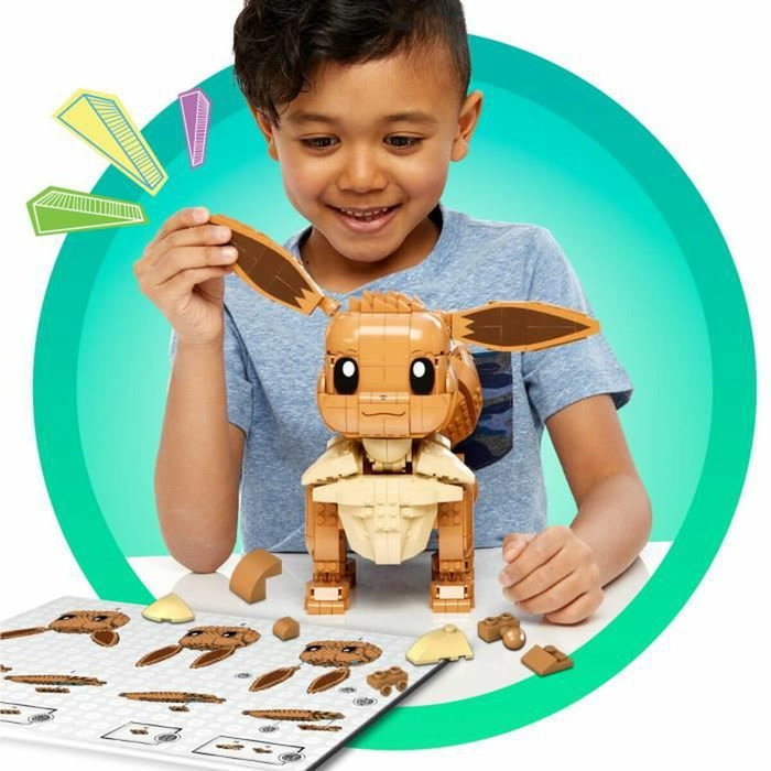 Mega Construx Pokémon Eevee Gigante Set de Construcción Mega Construx Pokémon Eevee Gigante Set de Construcción
