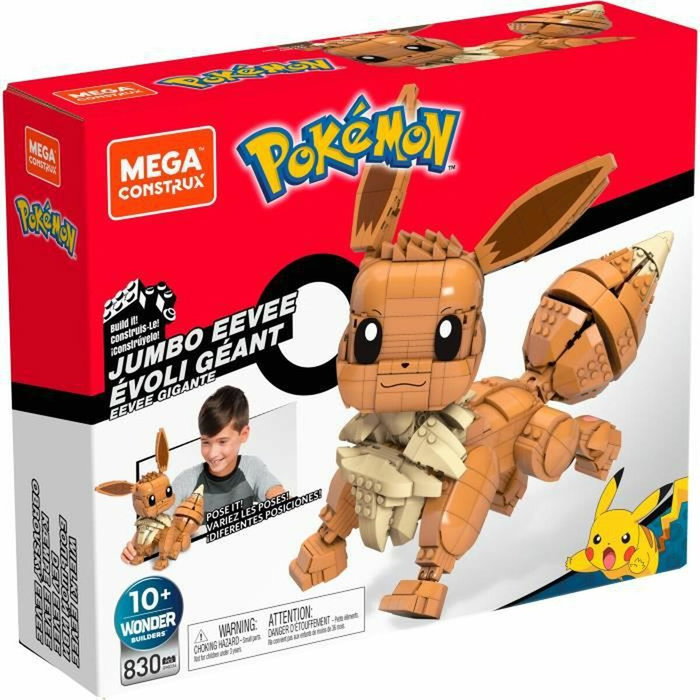 Mega Construx Pokémon Eevee Gigante Set de Construcción Mega Construx Pokémon Eevee Gigante Set de Construcción