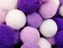 Liderpapel Pompones 1,5 cm Tonalidades Violeta Bolsa 80 Unidades Manualidades y Decoración