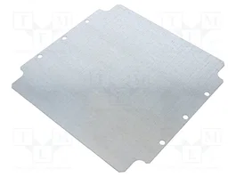 FIBOX Placa de ensamblaje EURONORD de acero zincado