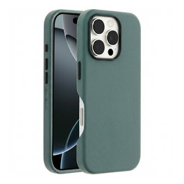 OtterBox Symmetry Cactus Leather Funda Compatible con Apple iPhone 16 Pro Juniper Spring, Verde