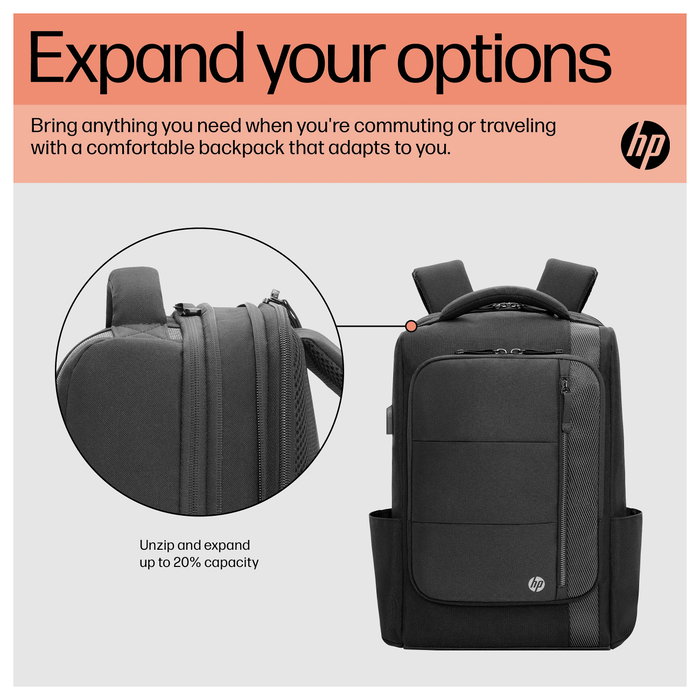 HP Renew Executive Mochila para Portátil 16 Pulgadas Negro HP Renew Executive Mochila para Portátil 16 Pulgadas Negro