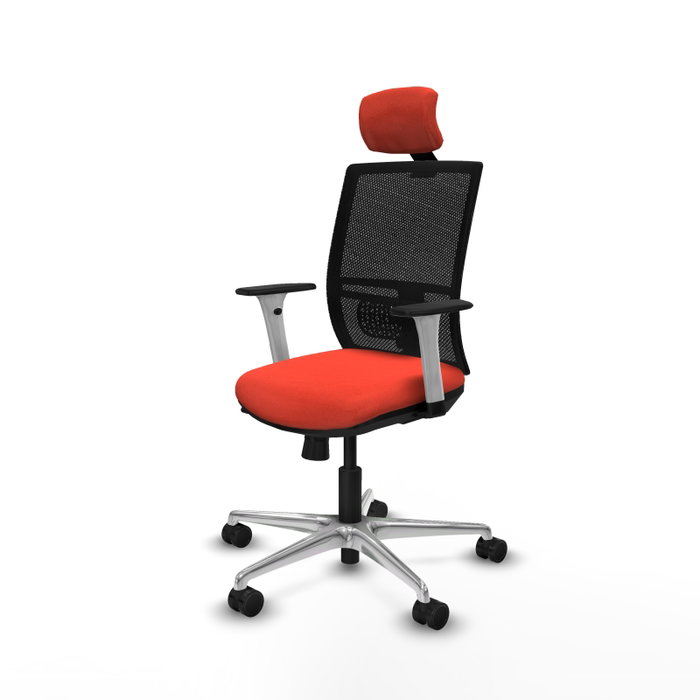PIQUERAS Y CRESPO Silla de oficina Yunquera Naranja oscuro y Negro PIQUERAS Y CRESPO Silla de oficina Yunquera Naranja oscuro y Negro