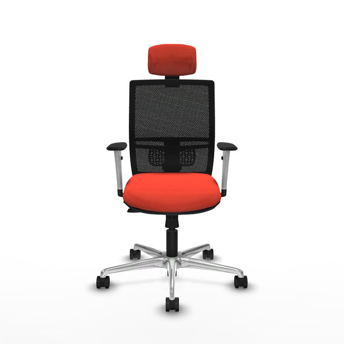 PIQUERAS Y CRESPO Silla de oficina Yunquera Naranja oscuro y Negro PIQUERAS Y CRESPO Silla de oficina Yunquera Naranja oscuro y Negro