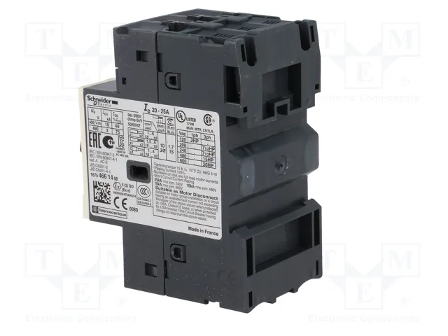 SCHNEIDER ELECTRIC GV2ME22 Interruptor Motorizado 11kW 230÷690VAC SCHNEIDER ELECTRIC GV2ME22 Interruptor Motorizado 11kW 230÷690VAC