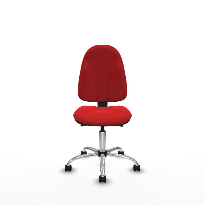 PIQUERAS Y CRESPO Silla de oficina Algarra Rojo Sin brazos