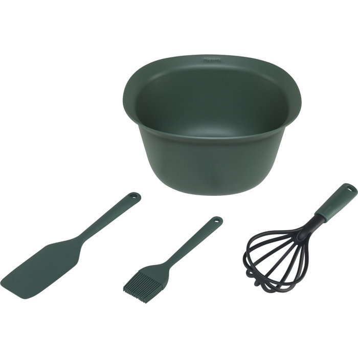 Brabantia Baking Set TASTY+ Fir Green, 4 piezas Brabantia Baking Set TASTY+ Fir Green, 4 piezas